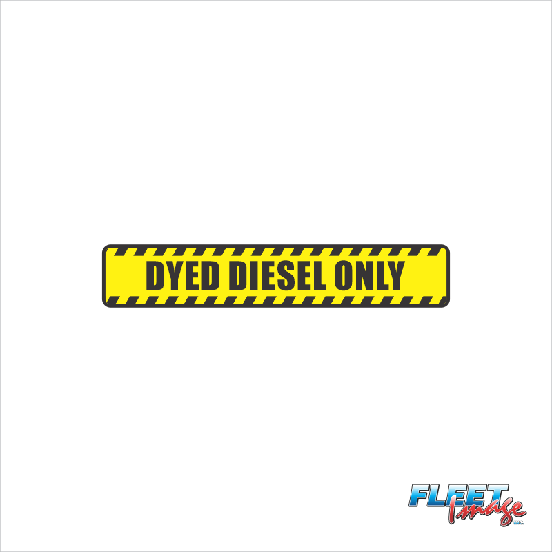 Dyed Diesel Only Y Decal (Sets of 8)