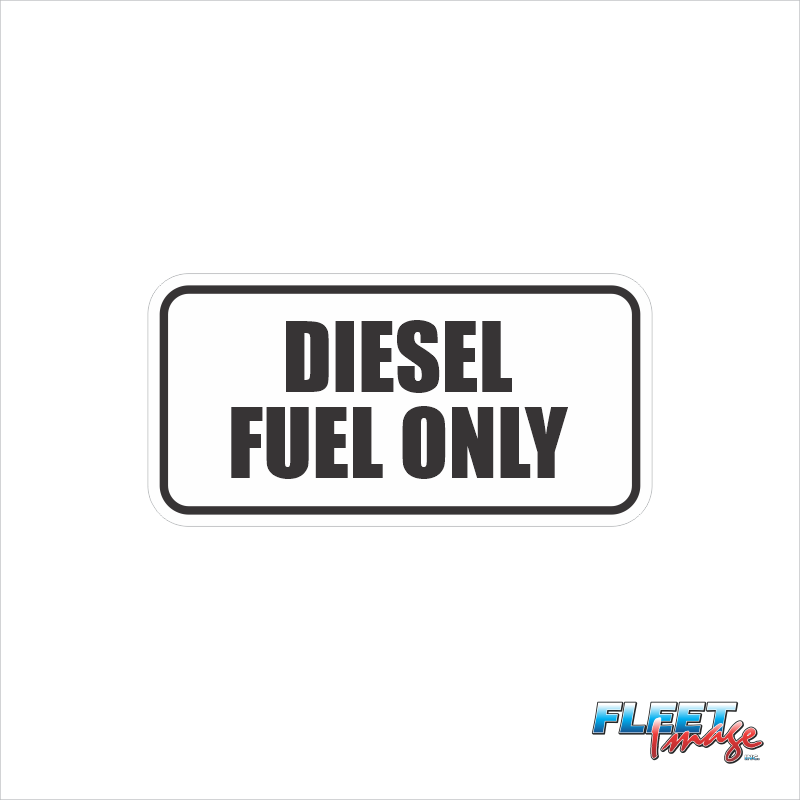 Diesel Only W Decal (Sets of 16)