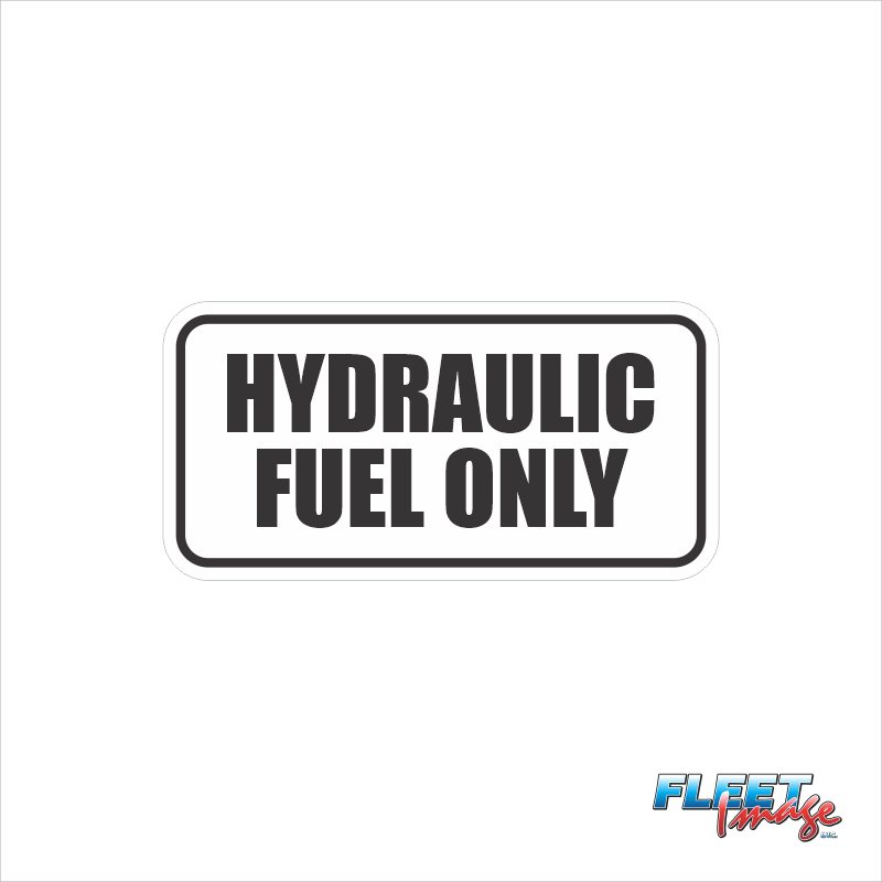 Hydraulic Fuel Only W Decal (Sets of 16)