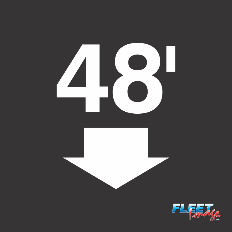 48' Marker Decal (Sets of 8)