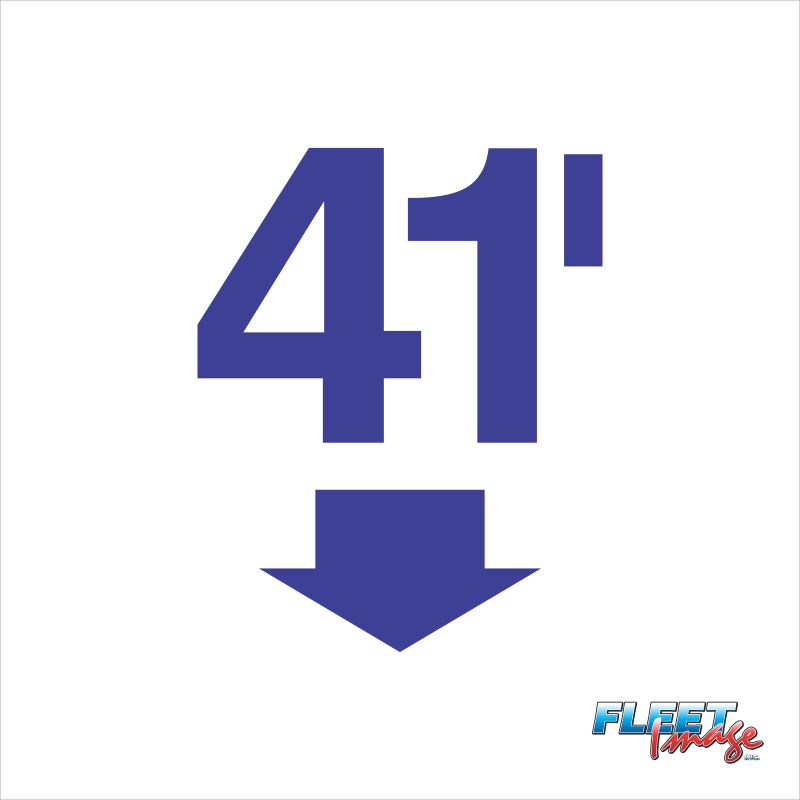 41' Marker Decal (Sets of 8)