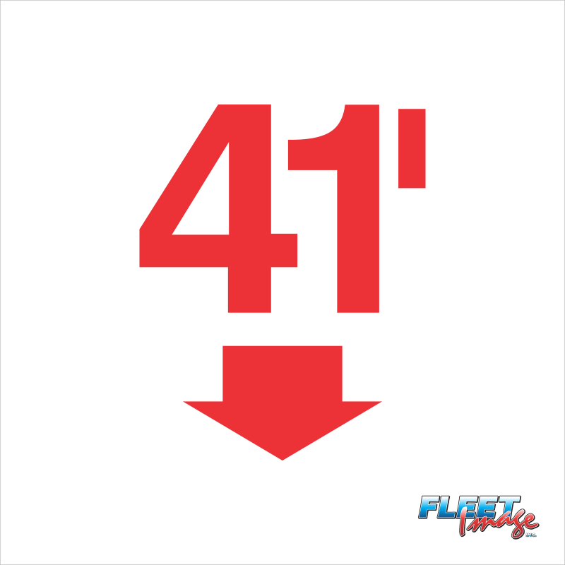 41' Marker Decal (Sets of 8)