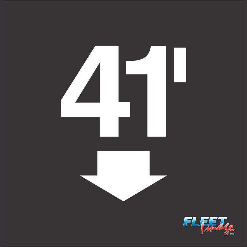41' Marker Decal (Sets of 8)