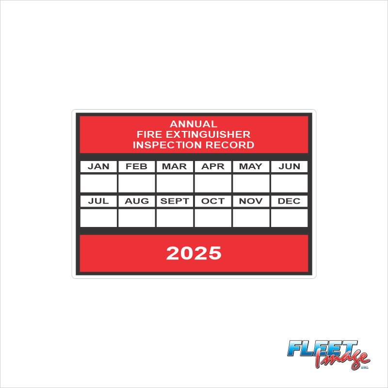 Annual Fire Inspection Decal