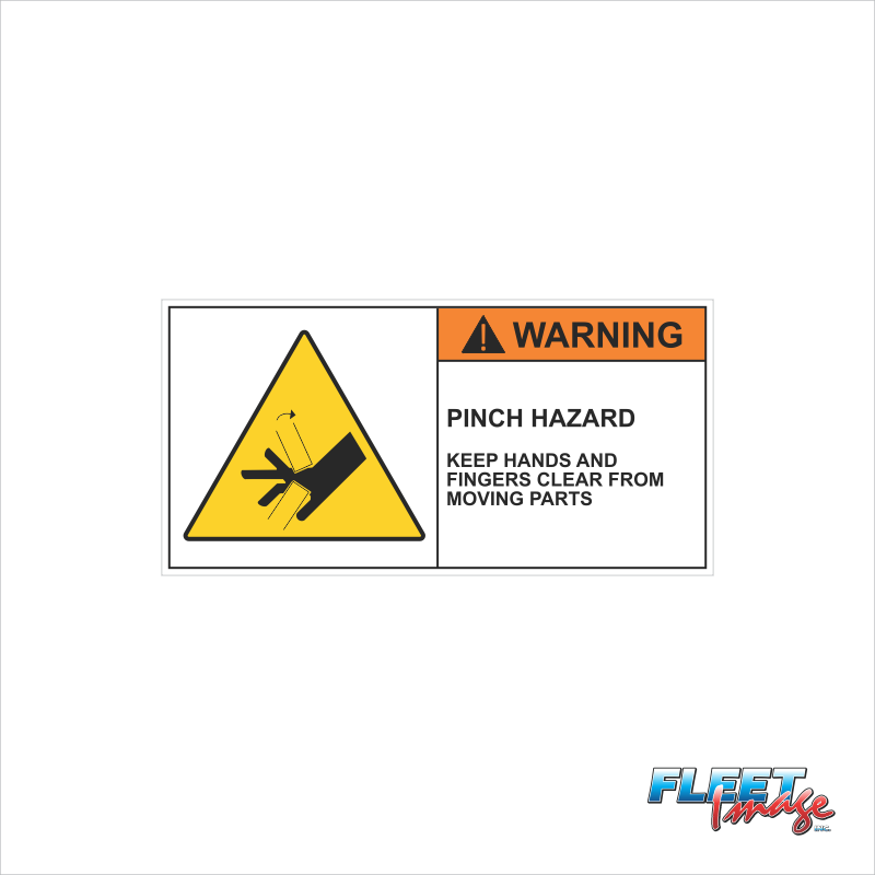 Pinch Hazard Decal