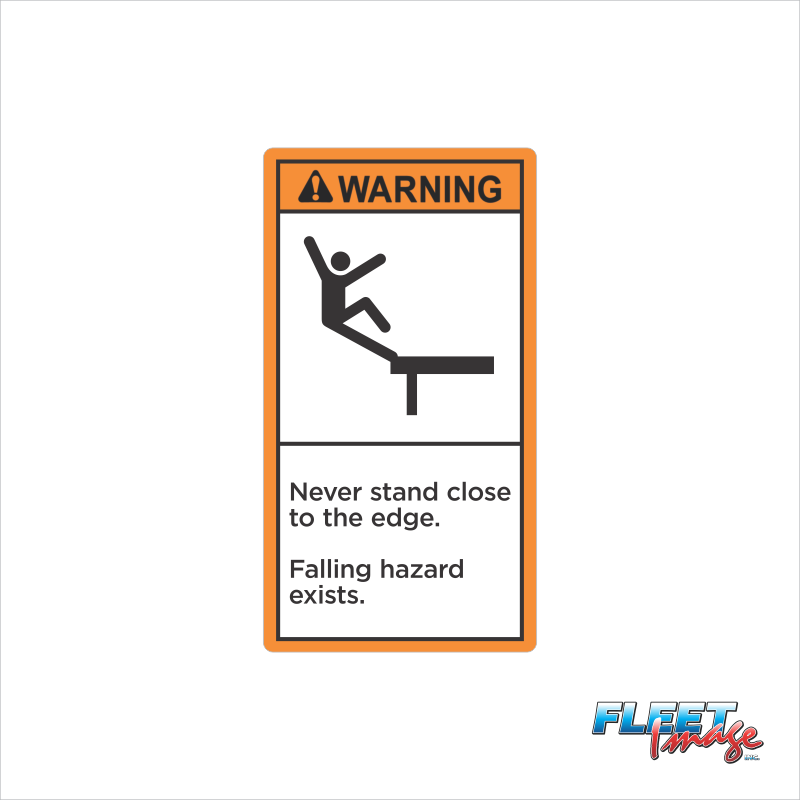 Falling Hazard Decal