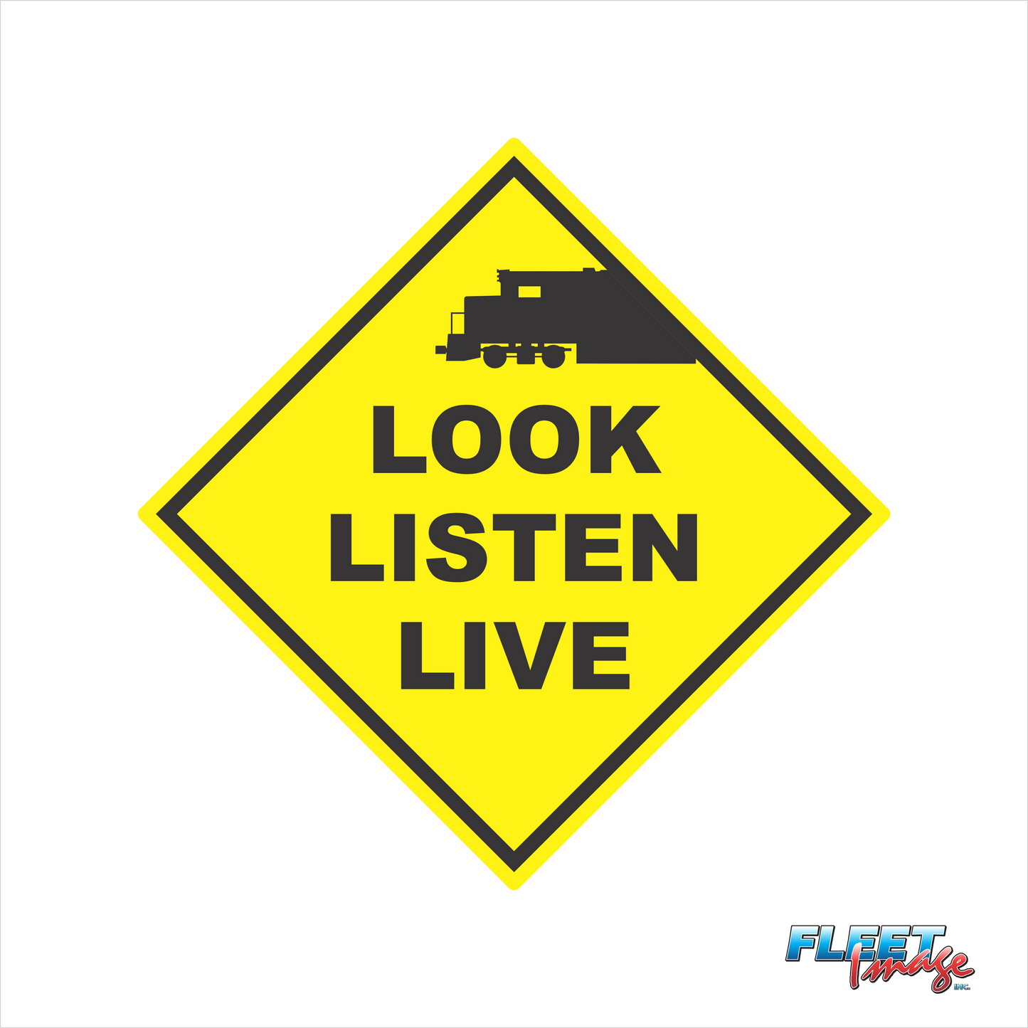 Look/Listen/Live Sign