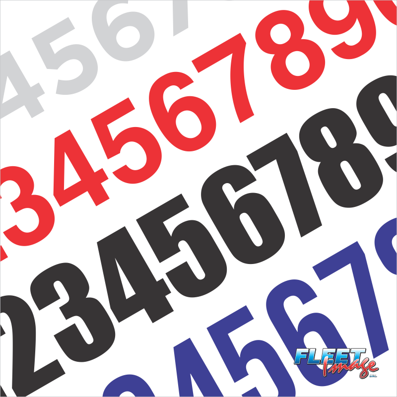 Single Unit Number (9) (Sold in Sets)
