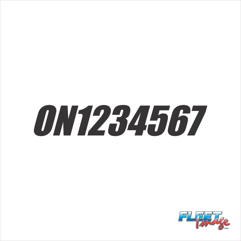 Boat Registration Numbers
