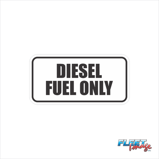 Diesel Only W Decal (Sets of 16)