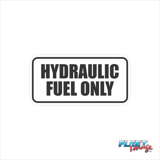 Hydraulic Fuel Only W Decal (Sets of 16)