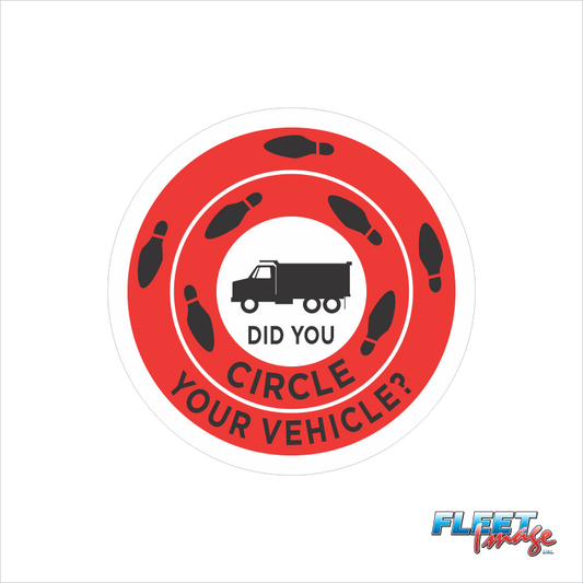 Circle Check - Red Decal (Sets of 16)