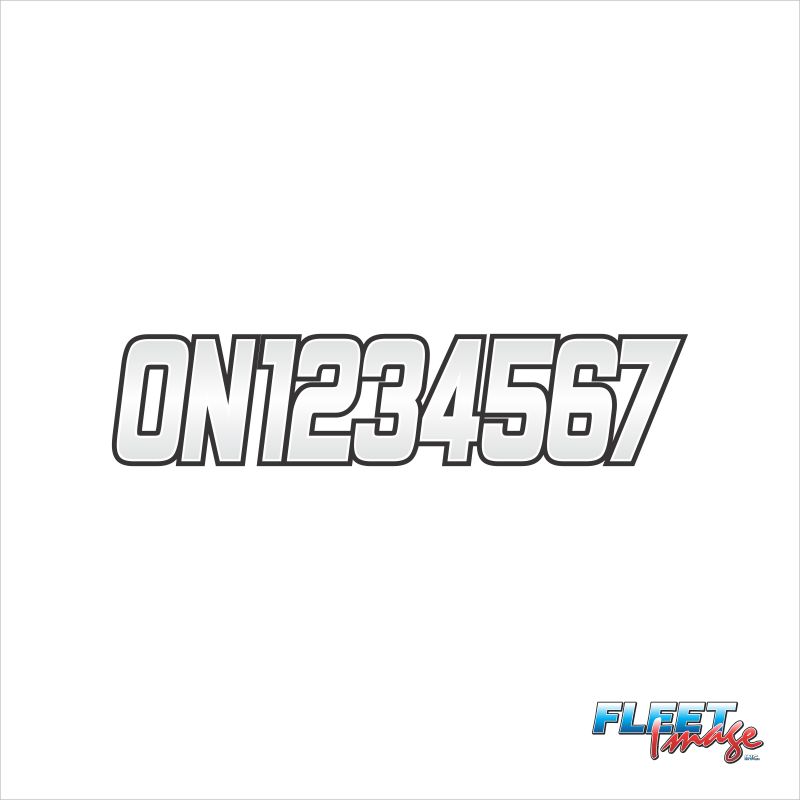 PWC Printed Registration Numbers