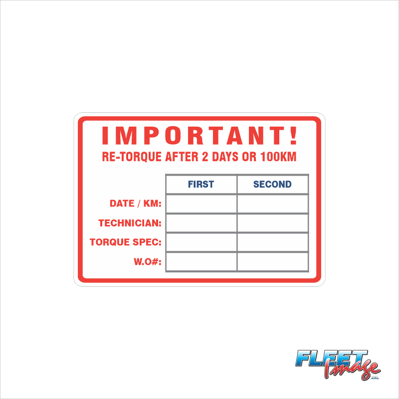 Retorque Decals (Sold in Sets)