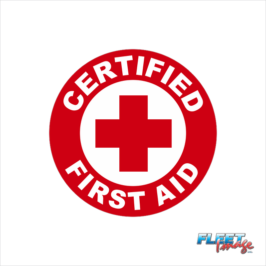 Certified First Aid Decal