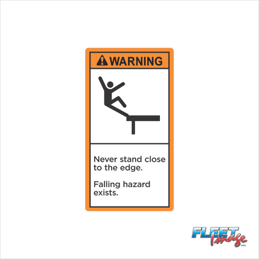Falling Hazard Decal