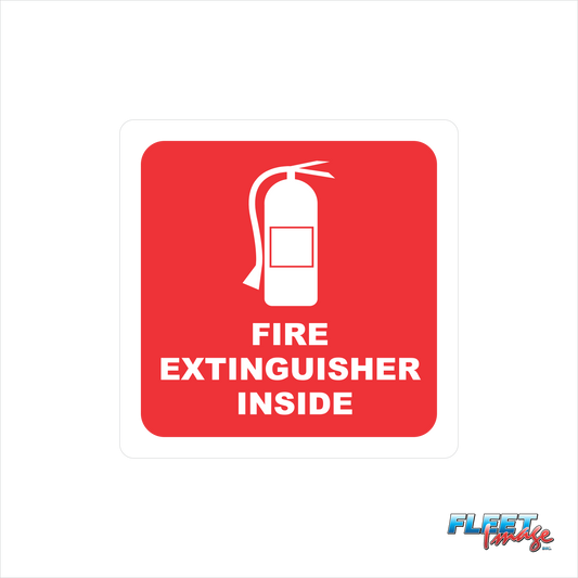 Fire Extinguisher Inside Decal