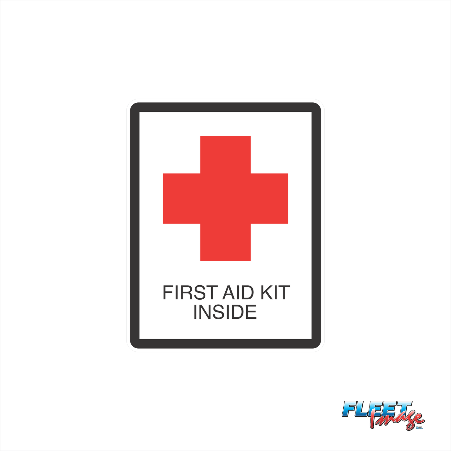First Aid Kit Decal A